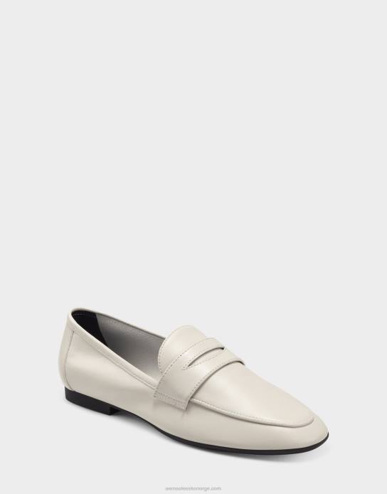 nei Aerosoles kvinner loafer hvitt skinn0J4B188