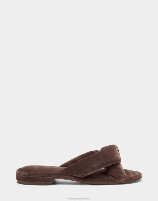nei Aerosoles kvinner sandal taupe fløyel0J4B306
